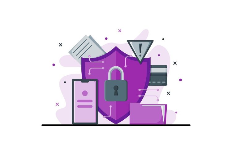 Free internet security digital vector